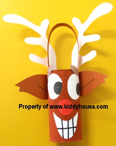 Craft Ideas on Toilet Roll Reindeer Craft